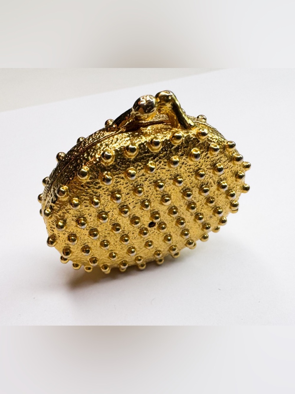 Vintage solid perfume case - empty | gift mom sister